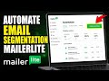 How to automate email marketing segmentation with MailerLite - Easy Tutorial
