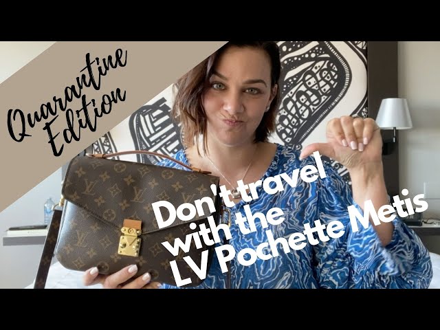 Pochette Metis what's in my bag 2022 LV bag review #whatsinmybag #pochette  #louisvuitton #bagreview 