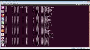 Listing processes in Linux with ps command