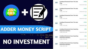 CASHZY APP ADDER MONEY SCRIPT | CASHZY APP REFER SCRIPT |  NEW EARNING APP TODAY