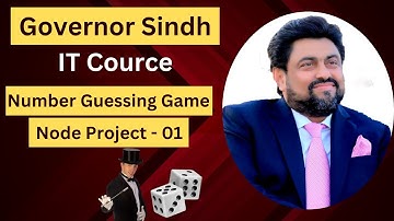 Number Guessing Game (Node Project 01) | Governor Sindh It Class