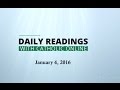 Image of Daily Reading for Monday, January 4th, 2016 HD video