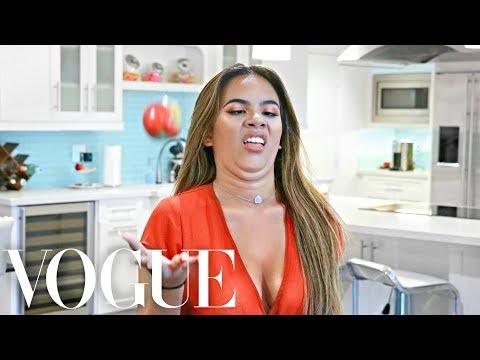 73 Questions House Tour With Adelaine Morin and CloeCouture | Vogue Parody