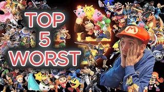 TOP 5 WORST Designed Smash Characters!