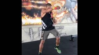 كيفية الحصول على اللياقة البدنية العالية Coach larhrissi short #mma #conditioning #workout #