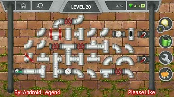 Pipeline Extra Level 20 All 3 stars By Pixign, Android Solution