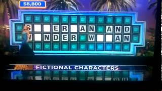 Wheel Of Fortune Amazing Bonus Round Solve