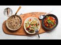 3  RECETAS fáciles y saludables ONE POT y LOW COST en 15 minutos - Amanda Ortiga