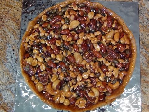 Caramelized Honey, Nut & Seed Tart...Easy, Elegant