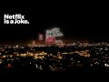 Netflix is a joke fest 2024 opening drone show