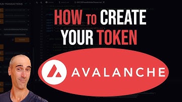 How to create your crypto currency on Avalanche | NFT | Token