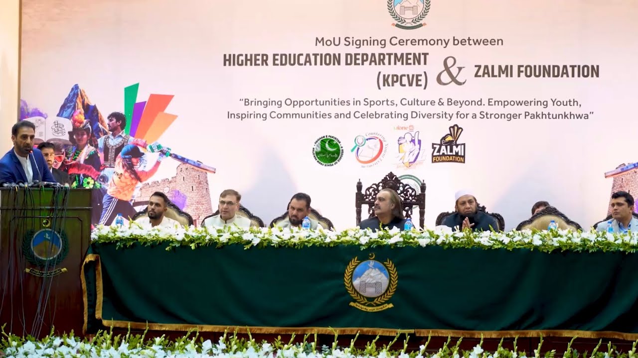Celebrating a landmark MoU signing | Zalmi Foundation x Higher Education Department (KP CVE)