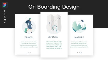 Travel Onboarding Screen Design in Figma | On-boarding design in Figma | Figma Tutorial