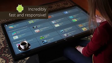Multitouch Coffee Table with android