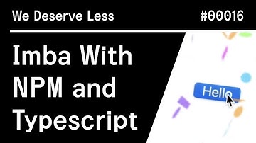 Use Imba with NPM and Typescript modules