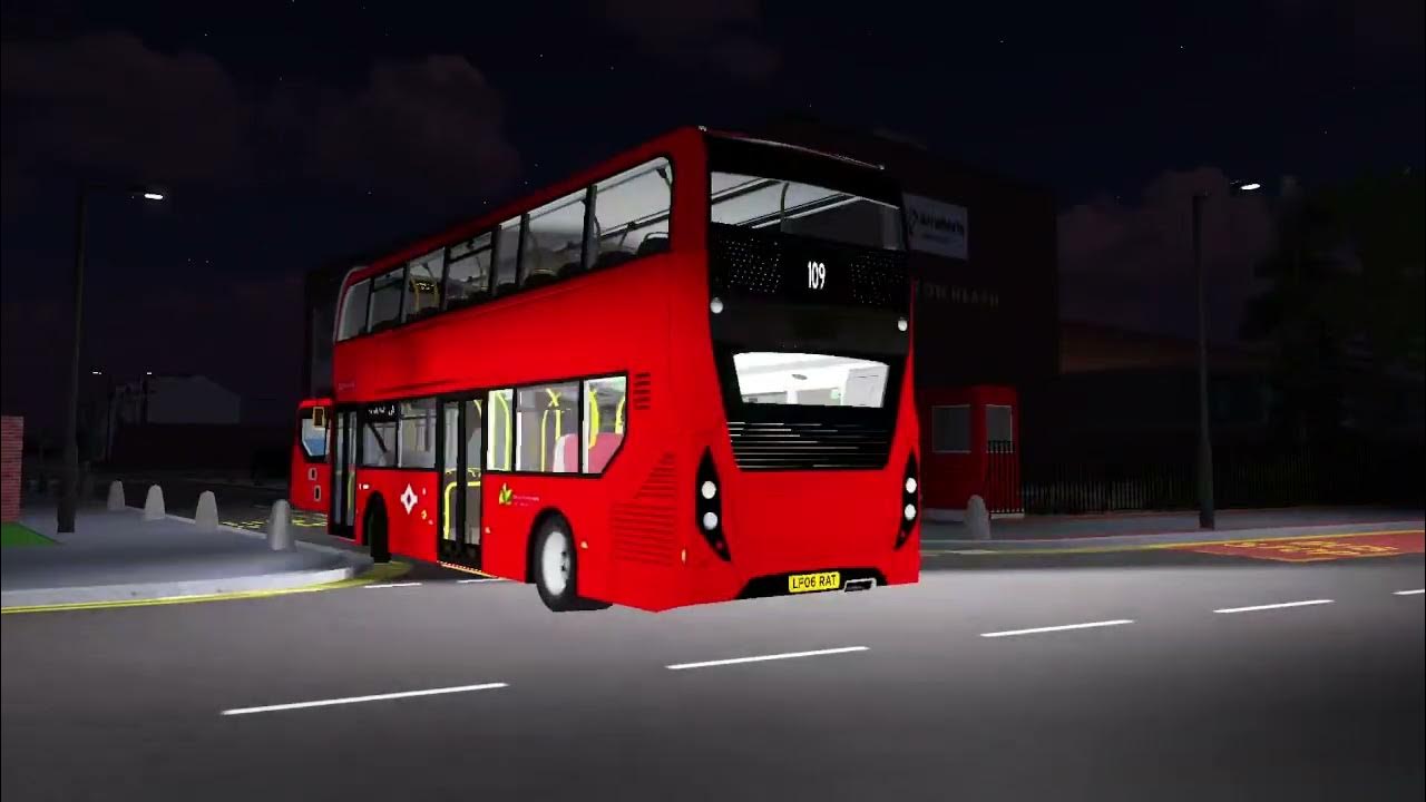 Croydon V1.2 2 buses seen at Thornton Heath Pond YouTube