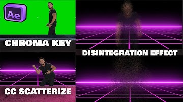 Chroma Key vs Scatterize for Disintegration Effect in After Effect CC