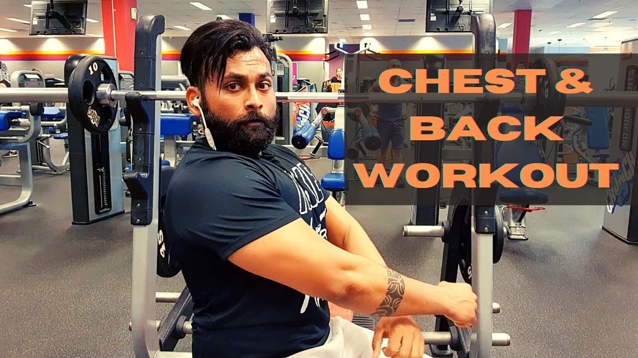 Chest & Back workout Shredding body fat Australian gym workout