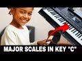 JIFUNZE KINANDA PIANO LESSONS FOR BEGINNERS LESSON 2 MAJOR SCALE KEY C NGAZI IN KISWAHILI