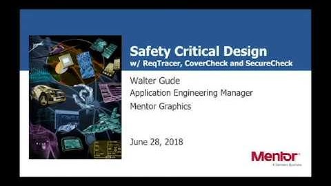 Safety Critical - ReqTracer, CoverCheck, and SecureCheck