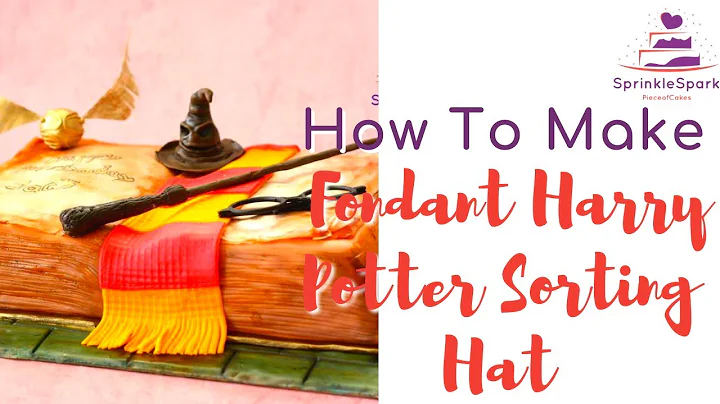 Fondant Harry Potter Sorting Hat Tutorial