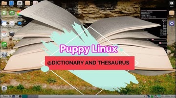 Puppy Linux : Dictionary and Thesaurus
