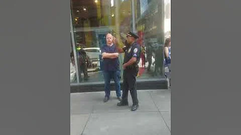 C) Capt. Robert Gault On Cell (NYPD) Phone