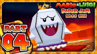 Mario & Luigi: Paper Jam Boss Run - Part 4 - Papercraft King Boo Battle!