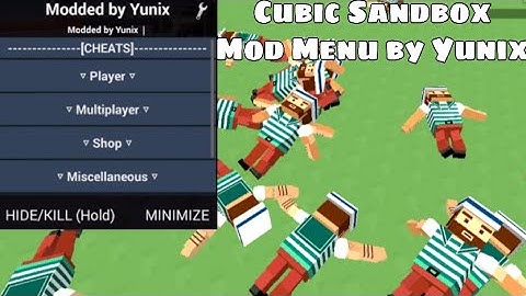 Cubic Sandbox Yunix Mod Menu v0.3.0 [ClonePlayer,Wallhack]