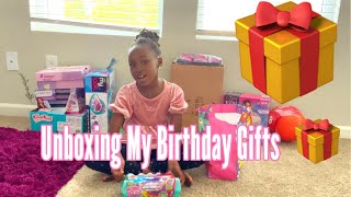 CELEBRATING MY 7TH BIRTHDAY OPENING PRESENTS!