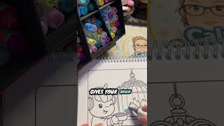 Stressed woman over 50 Give colouring a try it really calms the mind and is a good stress reliever
