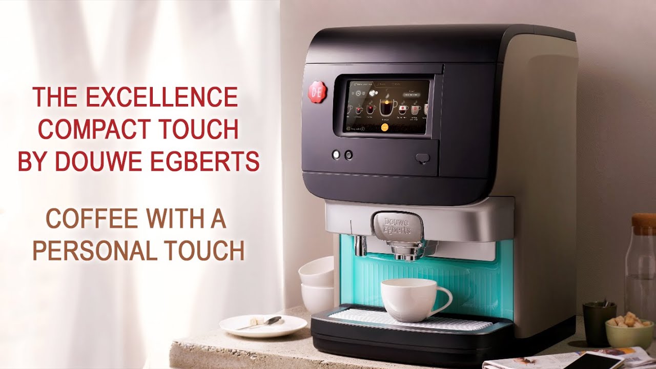 contant geld Vel uitlijning Excellence Compact Touch Coffee Machine | Coffee with a Personal Touch | Douwe  Egberts Cafitesse - YouTube