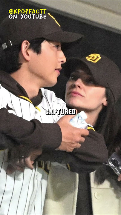 Song Joong Ki Was Seen Watching a match Los Angeles Dodgers vs San Diego Padres with his wife