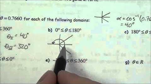 Solving Trigonometric Equations with Approximate Ratios - Lesson