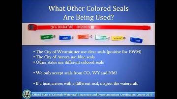 WID Online Training Video: Module 3 - Inspection