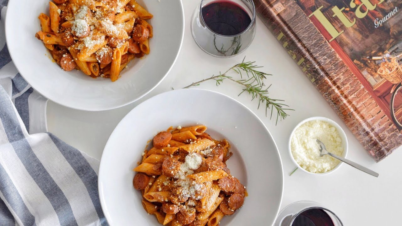 🌭PASTA CON FRANKFURTUna receta de pasta sencilla, deliciosa y rápida