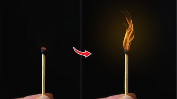 How to make flame effect in Photoshop