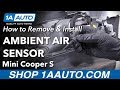 How to Install Ambient Air Sensor 2002-10 Mini Cooper S