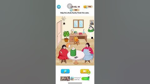 Annoying Puzzle Game Level 41 - Help The Whole Family Finish The Cake