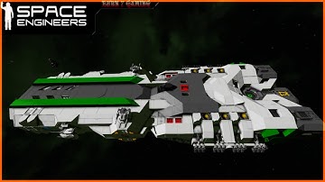 Space Engineers ship showcase - Selene MK2 - Heavy Frigate