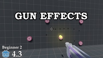 Gun effects bullet hole & trail - Learn Godot 4 3D- no talking