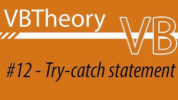 Try Statement And Error Handling - VB#12