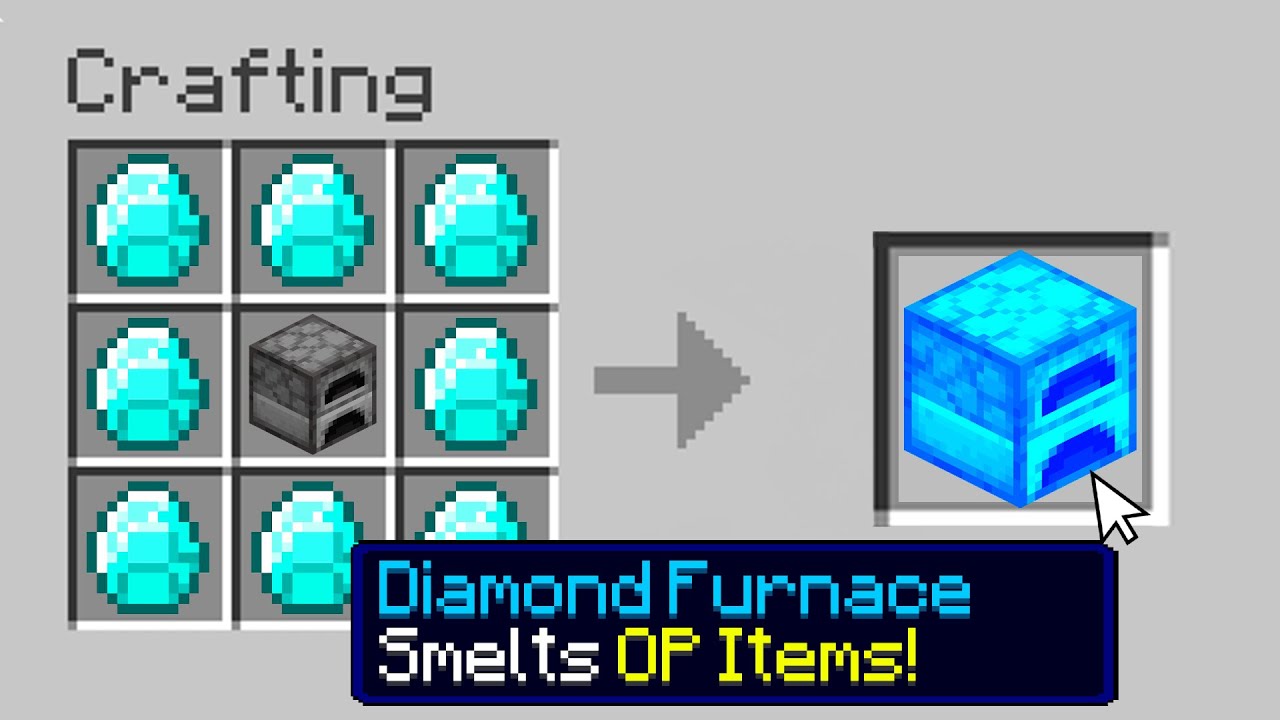 Minecraft, But You Can Craft OP Furnaces...