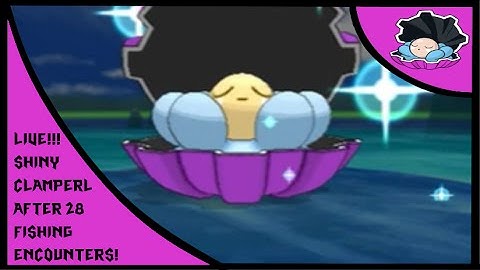 LIVE!!! Shiny Clamperl After 28 Fishing Encounters! Pokemon Y