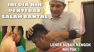 PIJAT SALAH BANTAL , PIJAT LEHER KAKU , NECK MASSAGE