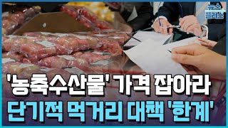 물가 핵심은 '농축수산물'..."수급 대책 다시 세워야"/한국경제TV뉴스