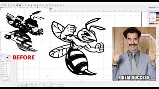 EZCAD2 TUTORIAL:Cleaning up vector images