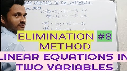 Elimination Method | EX - 3.4 NCERT | Linear Equations in Two Variables | Maths Chapter 3 Class 10