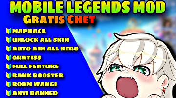 CHEAT ML | TERBARU ANTI BANNED - MOD MENU MAPHACK MOBILE LEGENDS UNLOCK ALL SKIN FREE