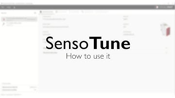 SensoTune: How to use the software